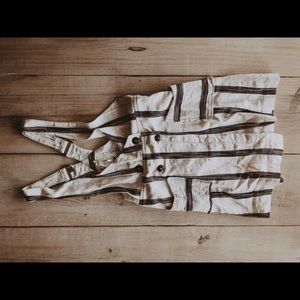 Free People Stripped Overall Dress